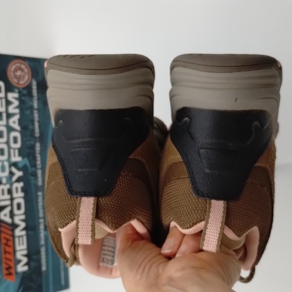 Skechers Trego-Alpine Trail brown tan size 7.5 outside ankle lace up boots - Picture 7 of 8